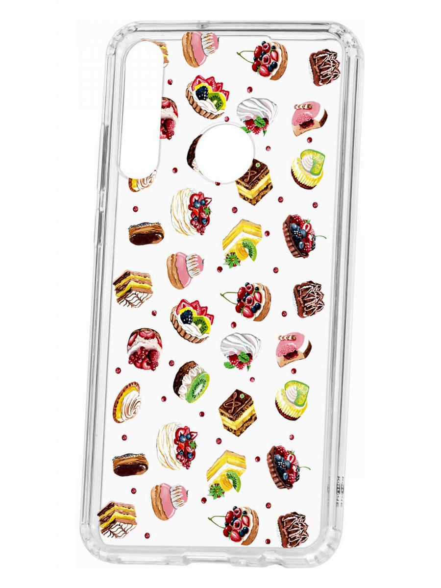 фото Чехол для huawei y6p 2020 kruche print cake кruче