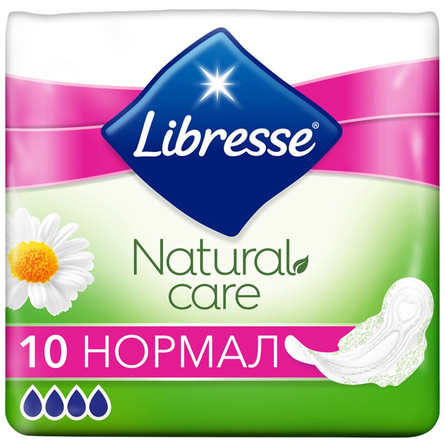 Прокладки гигиенические Libresse Natural Care Regular 10 шт