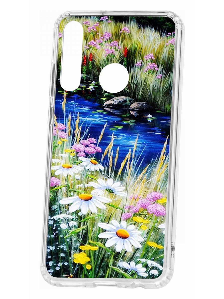 фото Чехол для huawei y6p 2020 kruche print ромашки у ручья кruче