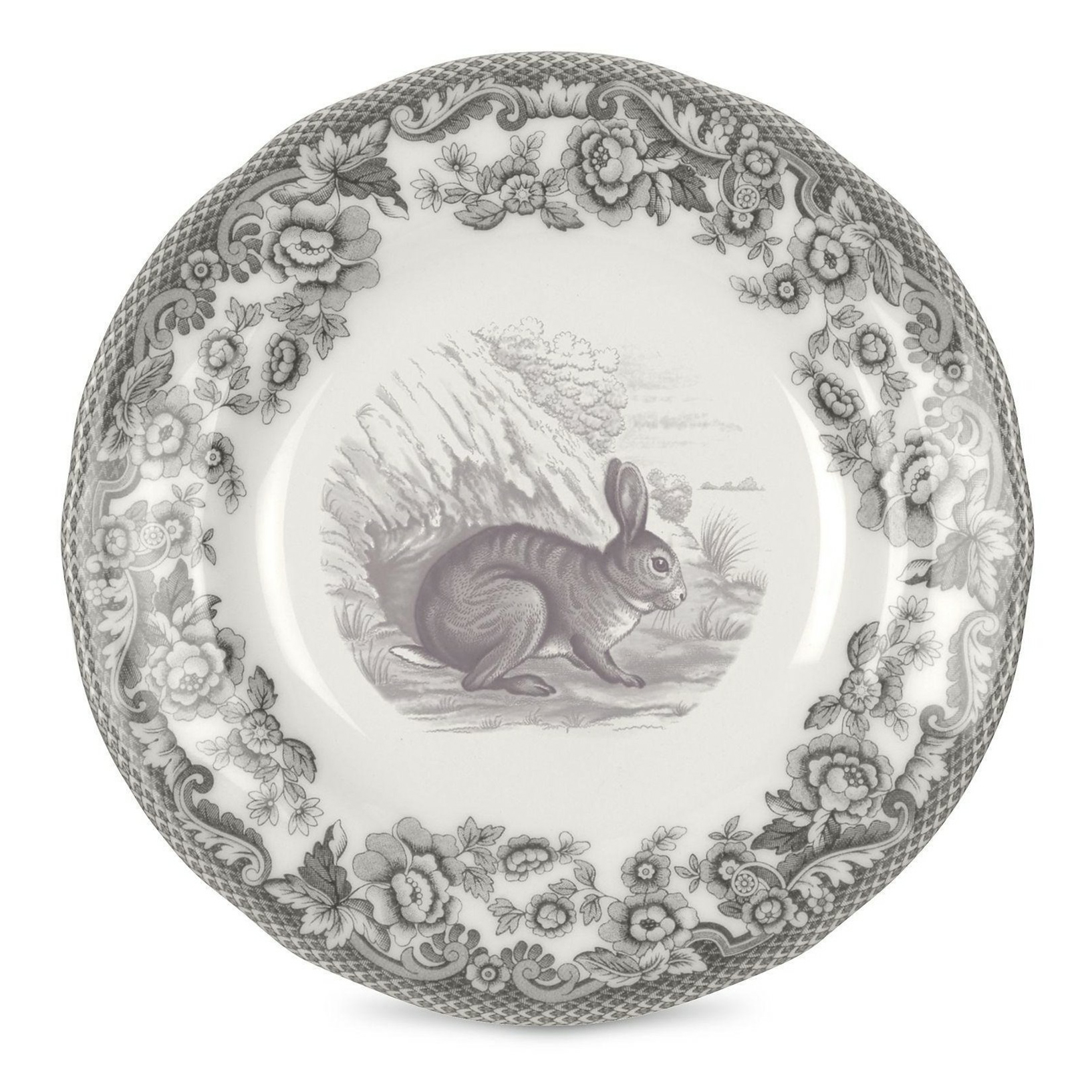

Тарелка пирожковая Spode Заяц Деламери, сельские мотивы 15 см белая