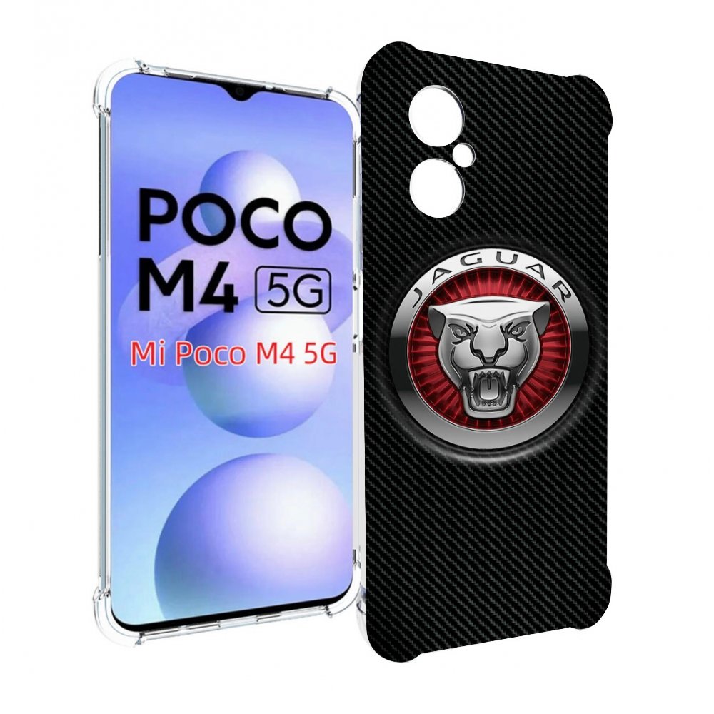 

Чехол MyPads Лого-ягуар для Xiaomi Poco M4 5G, Прозрачный, Tocco