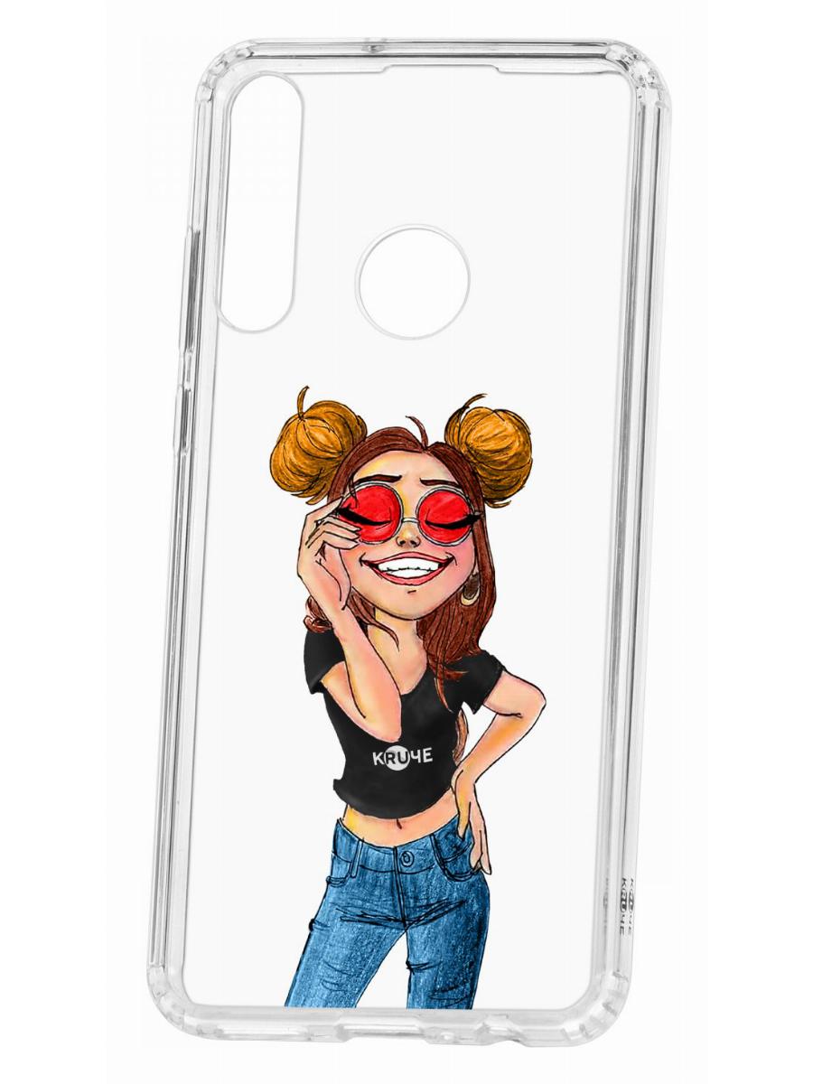 фото Чехол для huawei y6p 2020 kruche print smiling кruче