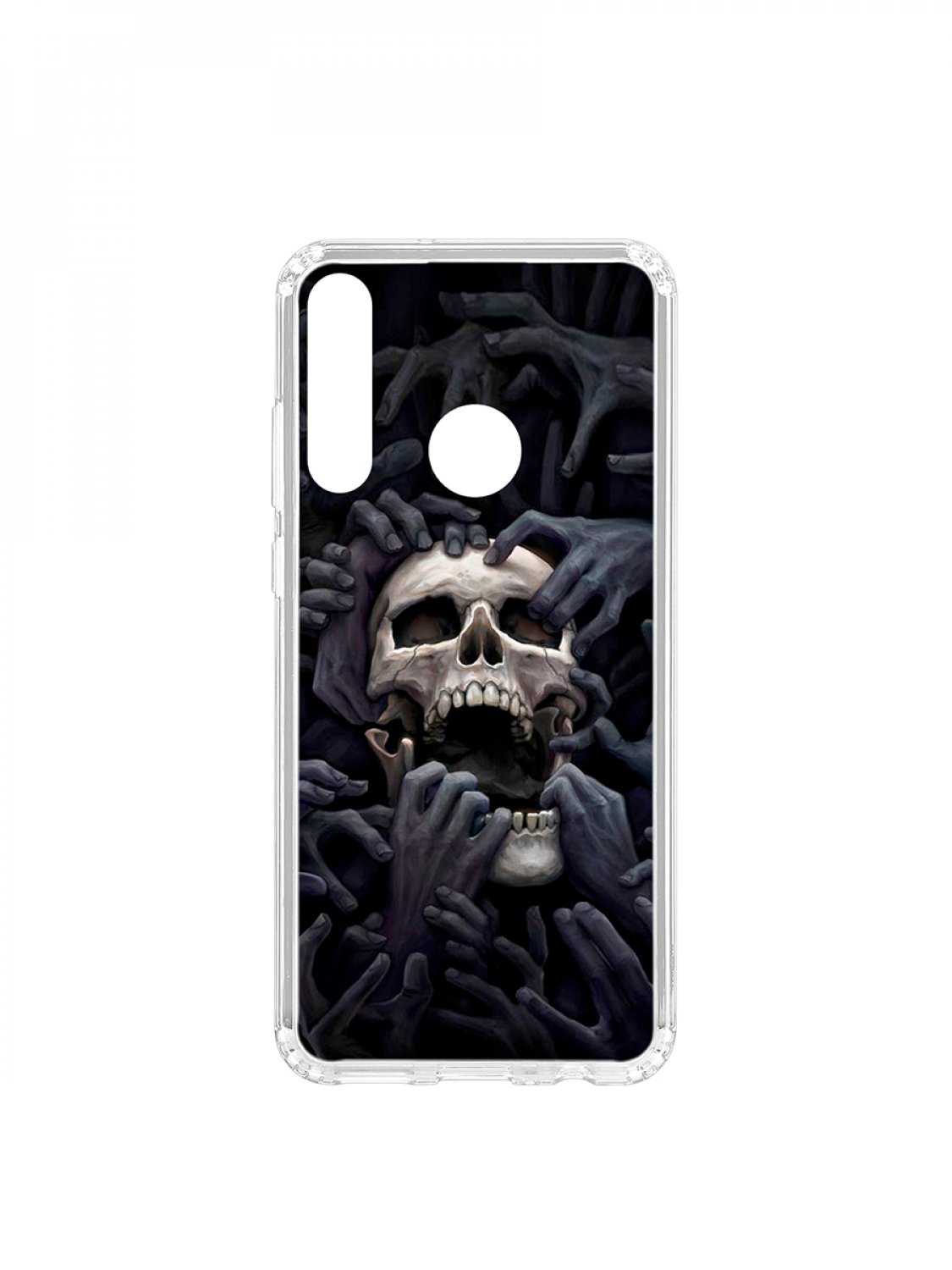 фото Чехол для huawei y6p 2020 kruche print skull hands кruче