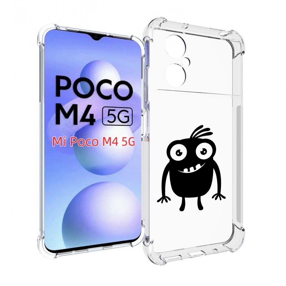 

Чехол MyPads Масяня для Xiaomi Poco M4 5G, Прозрачный, Tocco