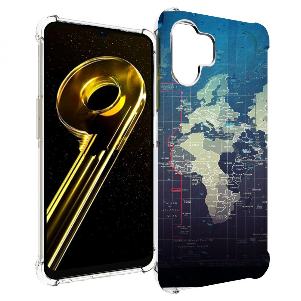 

Чехол бампер MyPads бункер-анклава для Realme 10 5G противоударный, Прозрачный, Tocco