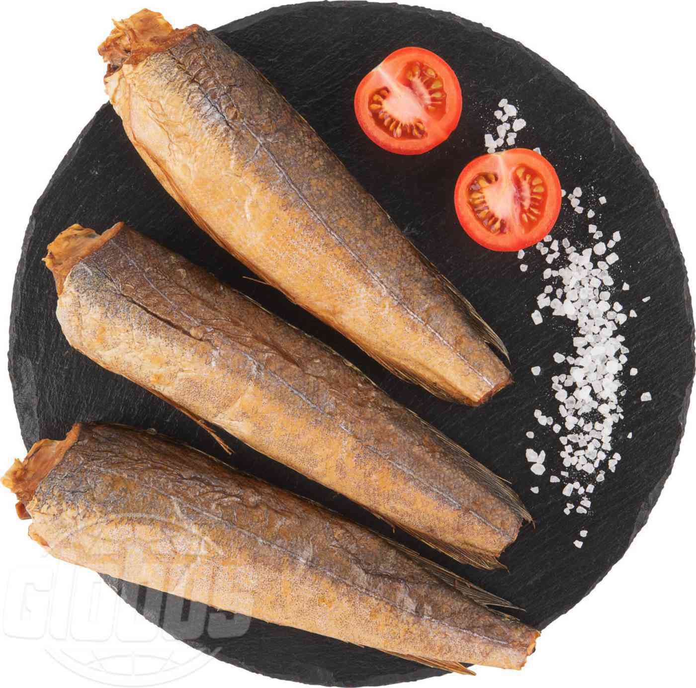 

Хек горячего копчения тушка +-300 г