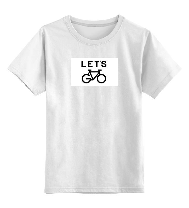 

Футболка детская Printio Lets go цв. белый р. 128, Lets go