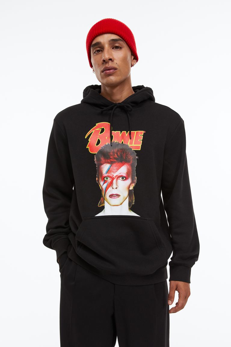 

Худи мужское H&M 0946470022 черное 2XL (доставка из-за рубежа), 0946470022