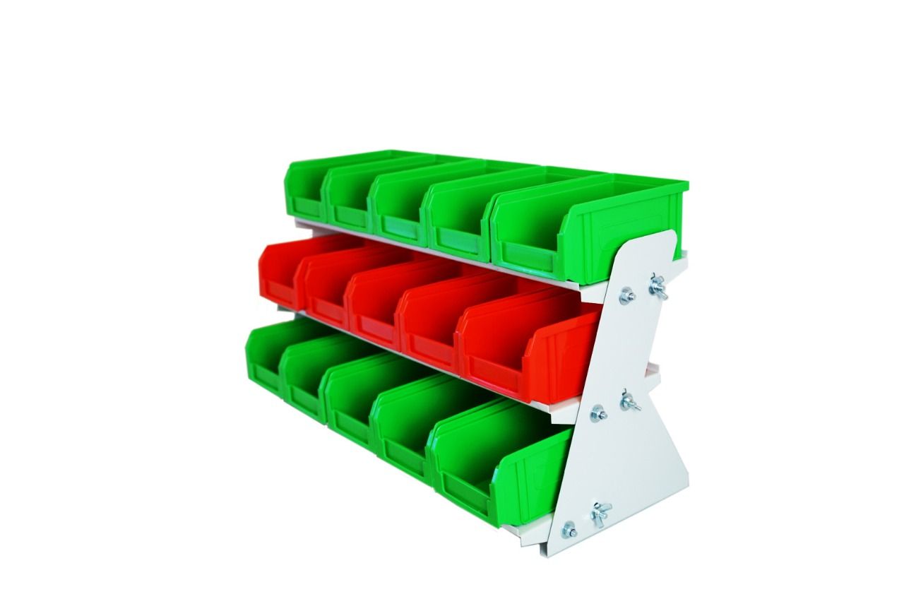 Стеллаж Настольный СТАРКИТ с 15-тью ящиками С1