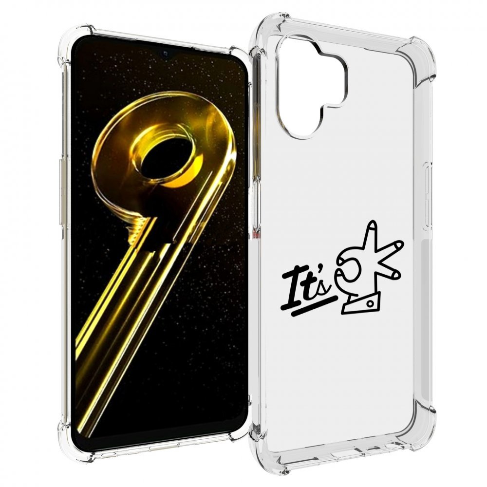 

Чехол бампер MyPads все-ок для Realme 10 5G противоударный, Прозрачный, Tocco