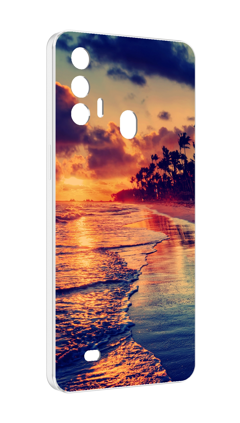 Чехол MyPads Берег для Oukitel C31 Pro противоударный