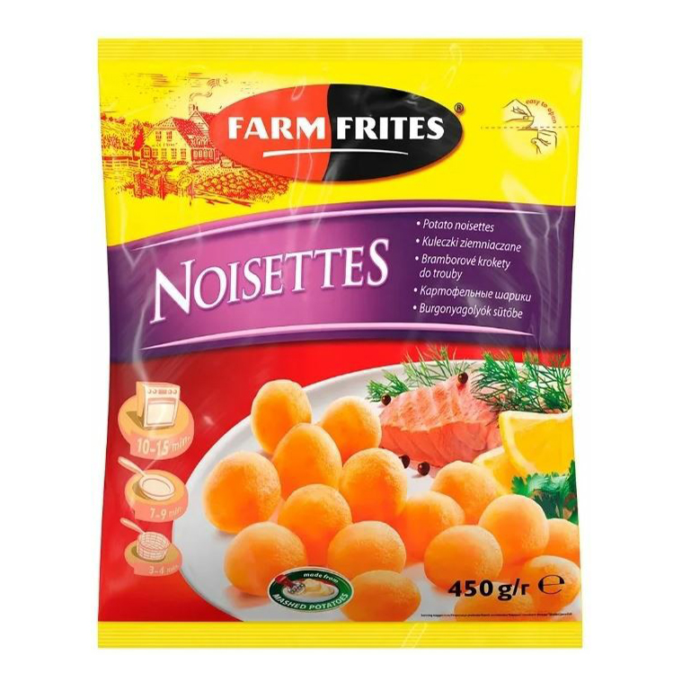 фото Картофельные шарики farm frites замороженные 450 г