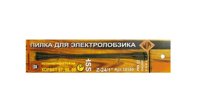 

Пилки для лобзика 5шт z24 HSS Энкор 19195, Пилки д/лобз 5шт z24 HSS