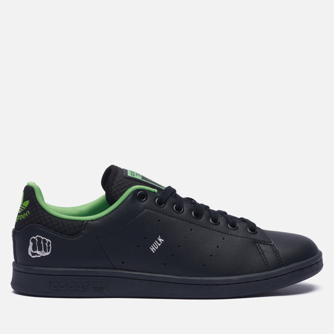 

Кеды унисекс Adidas Originals x Disney Stan Smith Hulk & Thor черные 38 EU, x Disney Stan Smith Hulk & Thor