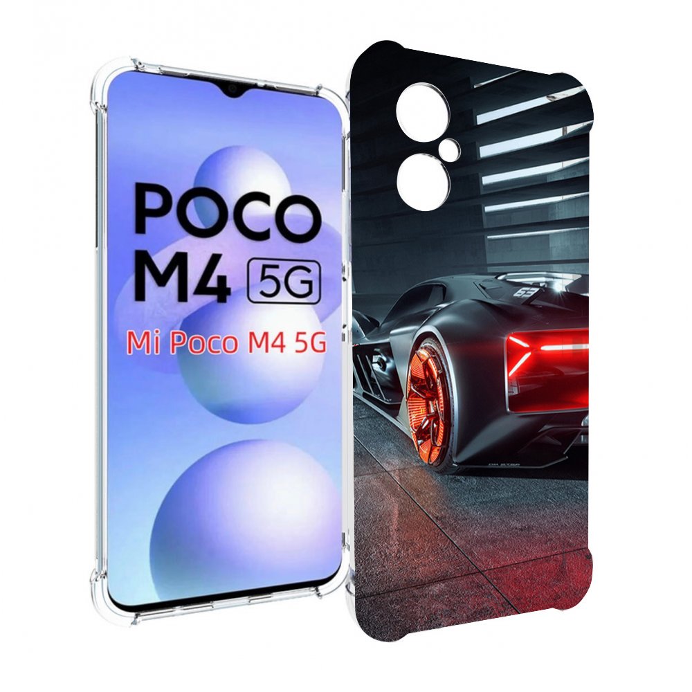 

Чехол MyPads Ночной-город мужской для Xiaomi Poco M4 5G, Прозрачный, Tocco