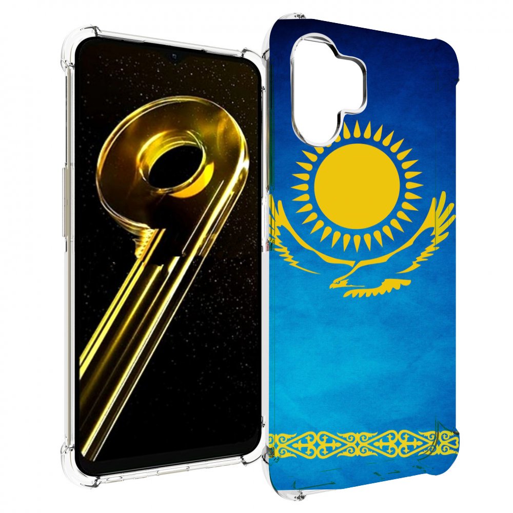 

Чехол бампер MyPads герб и флаг казахстана для Realme 10 5G прот..., Прозрачный, Tocco