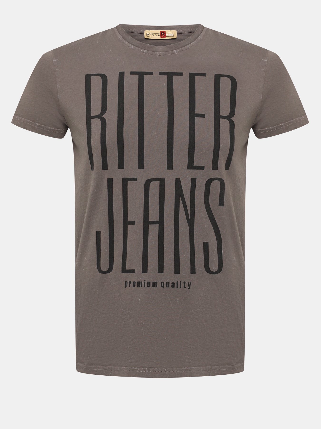 

Футболка мужская Ritter jeans 454304 коричневая 46 RU, Коричневый, 454304