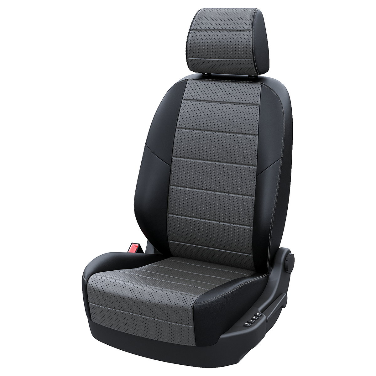 

Чехлы на сиденья Автодруг для Skoda Octavia A7 3 A1433DS2050 Экокожа Черный Темно-Серый, Серый;черный, A1433