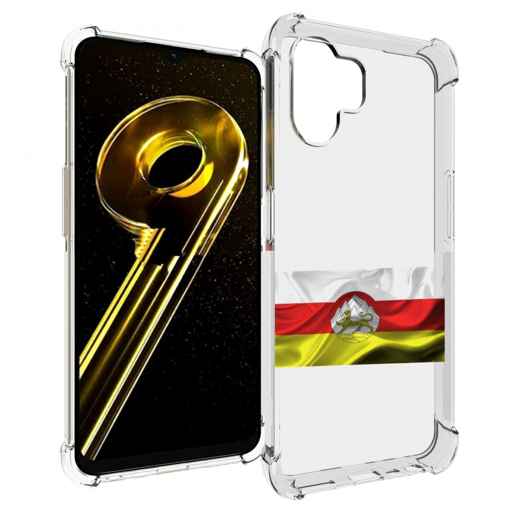 

Чехол бампер MyPads герб флаг южная осетия-1 для Realme 10 5G пр..., Прозрачный, Tocco