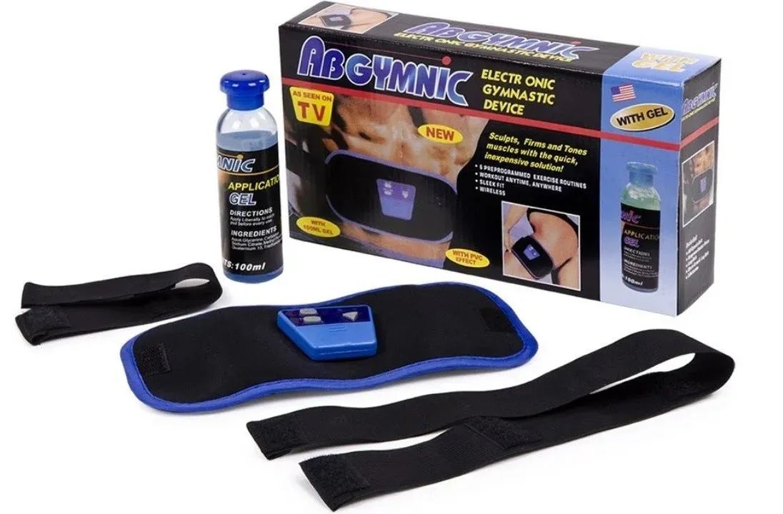 Пояс-миостимулятор AbGymnic для похудения и эффективной прокачки пресса