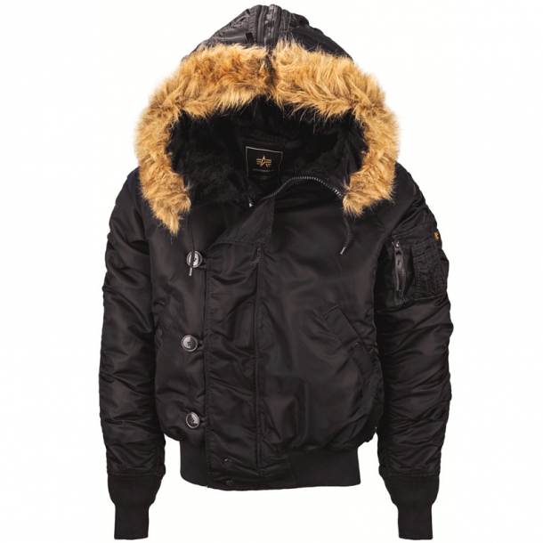 

Куртка мужская Alpha Industries N-2B Flight черная 3XL, N-2B Flight