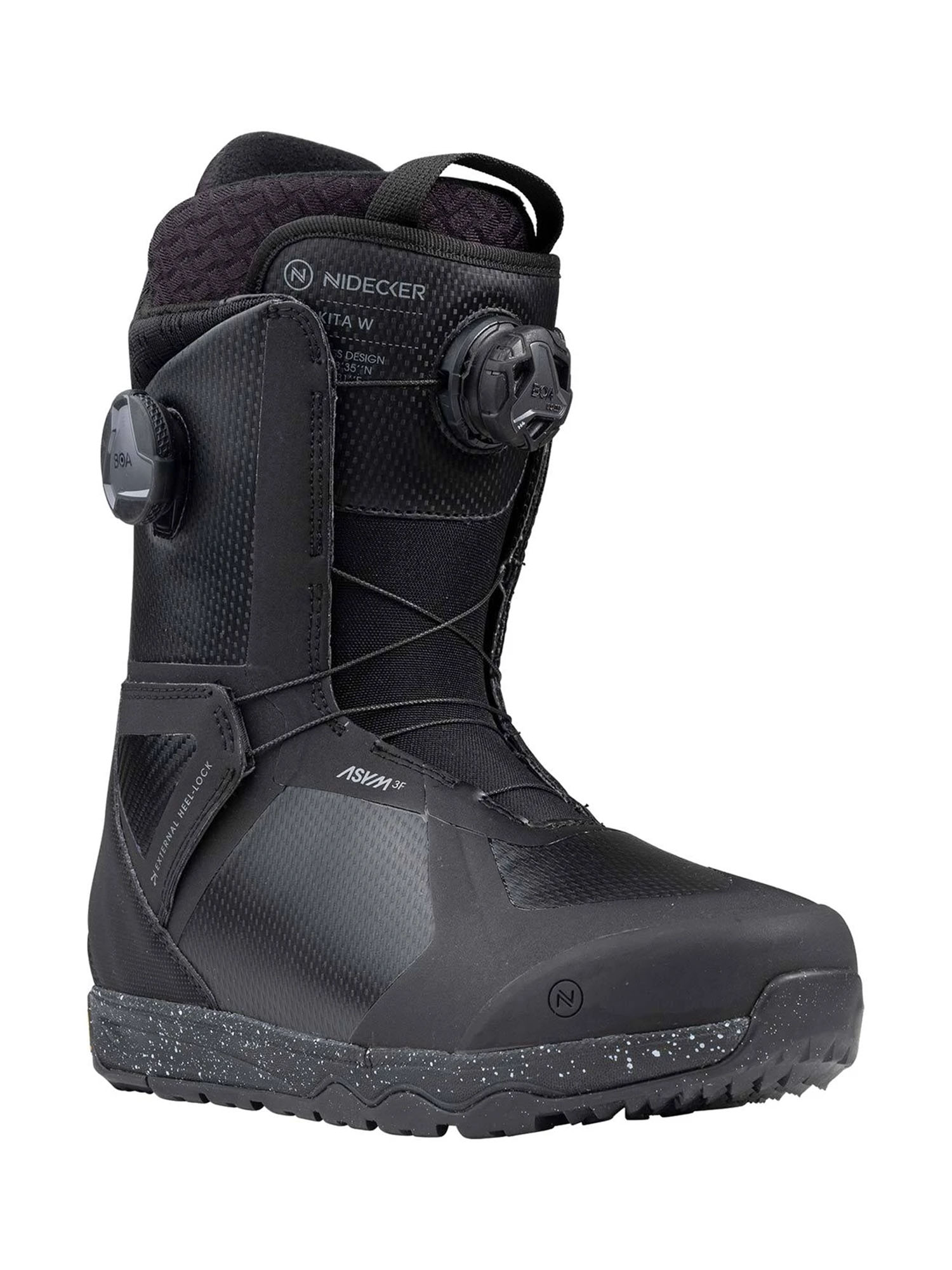 Ботинки для сноуборда Nidecker Kita W 2023-2024 black 22 см