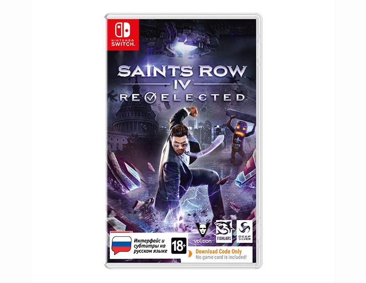 фото Saints row iv re-elected (цифровой ключ в пластиковом боксе) deep silver