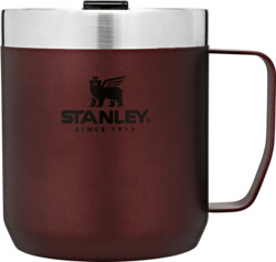 фото Термокружка stanley classic с ручкой 0,35l (10-09366-008) бордовая