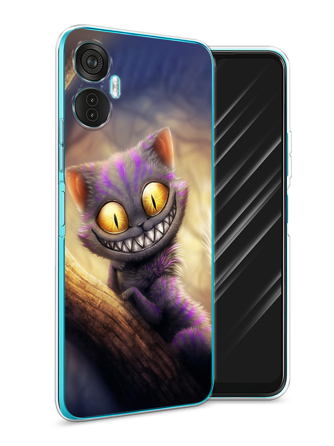 

Чехол Awog на Itel Vision 5 Plus "Cheshire Cat", Фиолетовый;желтый, 3201150-1