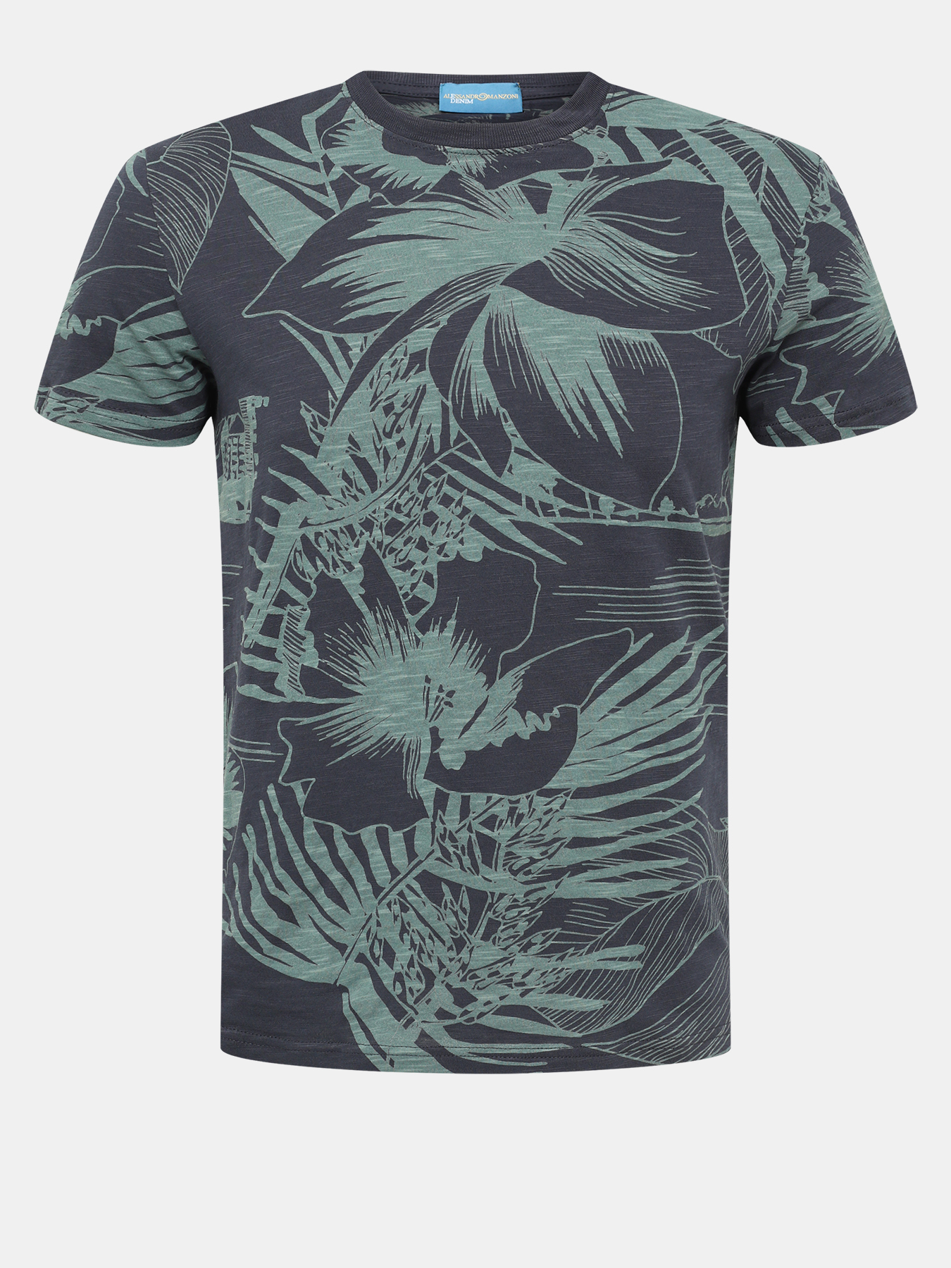 

Футболка мужская Alessandro Manzoni denim 454323 разноцветная 52 RU, Разноцветный, 454323