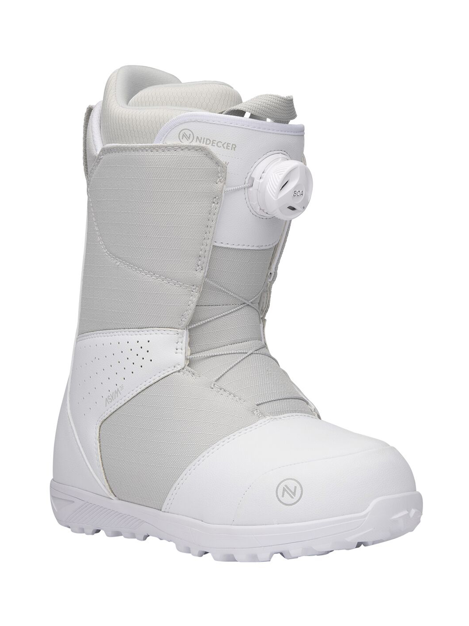Ботинки для сноуборда Nidecker Sierra W 2023-24 white/gray 23 см