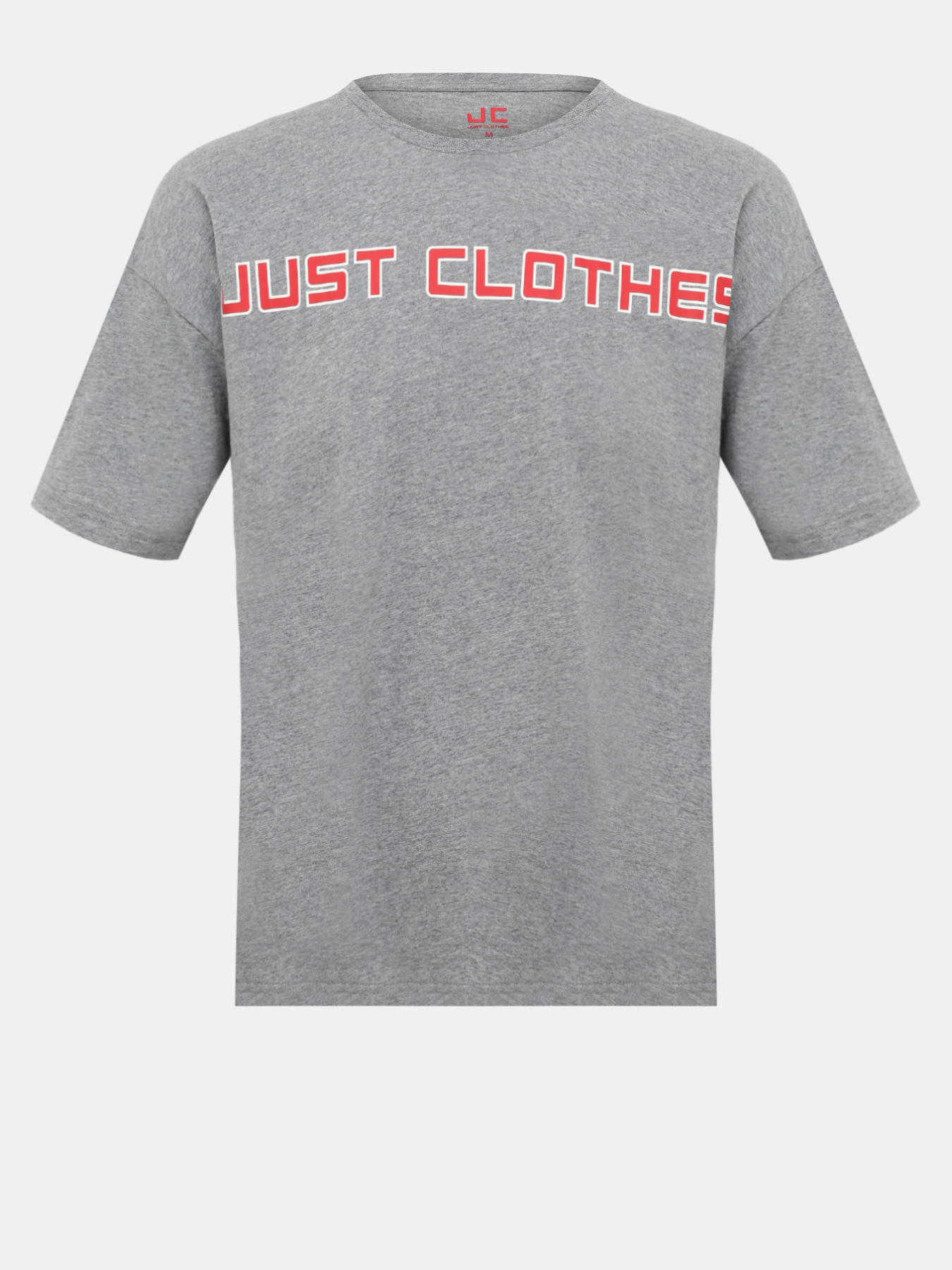 

Футболка мужская Just Clothes 000000419 серая 54 RU, Серый, 000000419