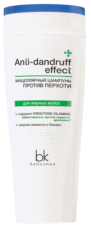 фото Шампунь belkosmex anti-dandruff effect для жирных волос 200 мл