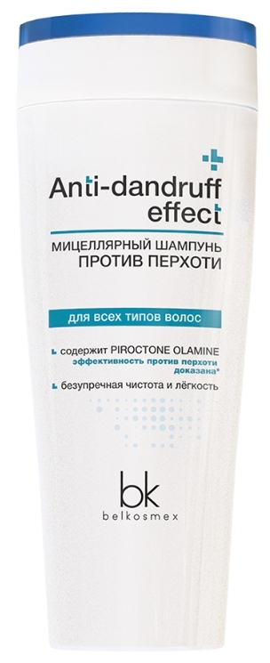 фото Шампунь belkosmex anti-dandruff effect для всех типов волос 200 мл