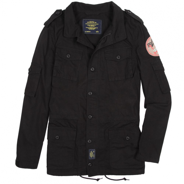 

Куртка мужская Alpha Industries Ingram Black черная М, Ingram Black