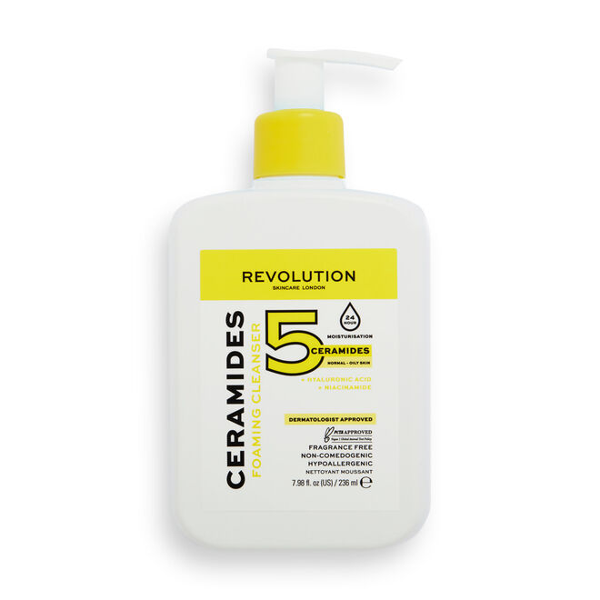 Пенка Revolution Skincare для умывания Ceramides Foaming Cleanser 236 мл пенка для умывания aravia professional vita c foaming 160 мл