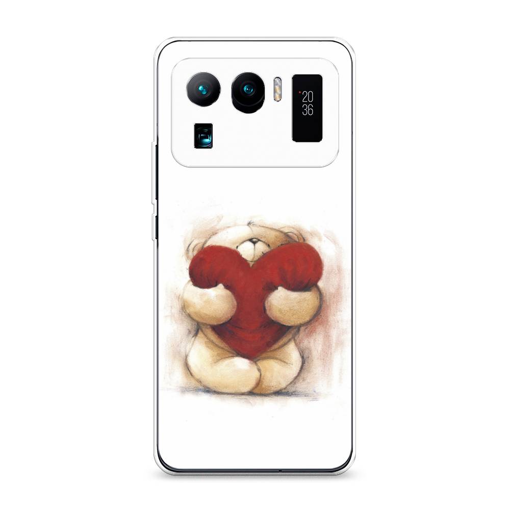

Чехол Awog на Xiaomi Mi 11 Ultra "Мишка с сердцем 1", Разноцветный, 310450-6