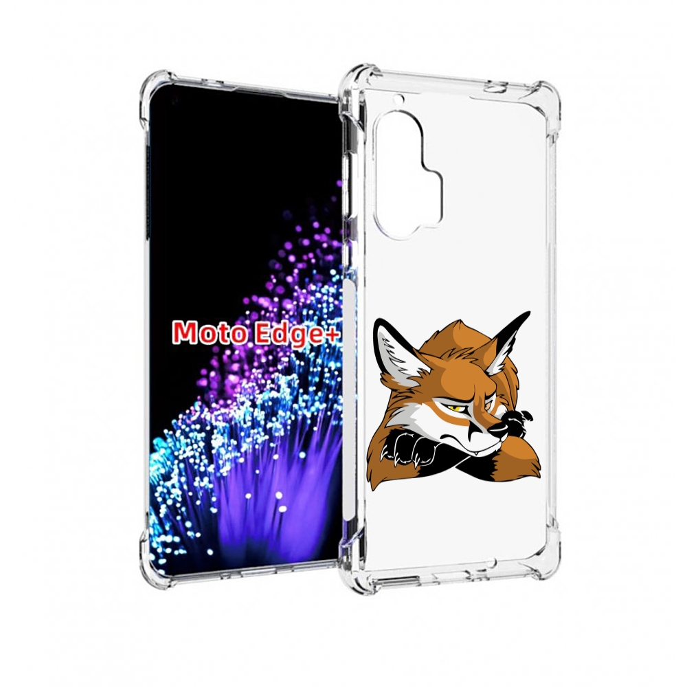 

Чехол MyPads фокс для Motorola Edge+ Plus, Прозрачный, Tocco