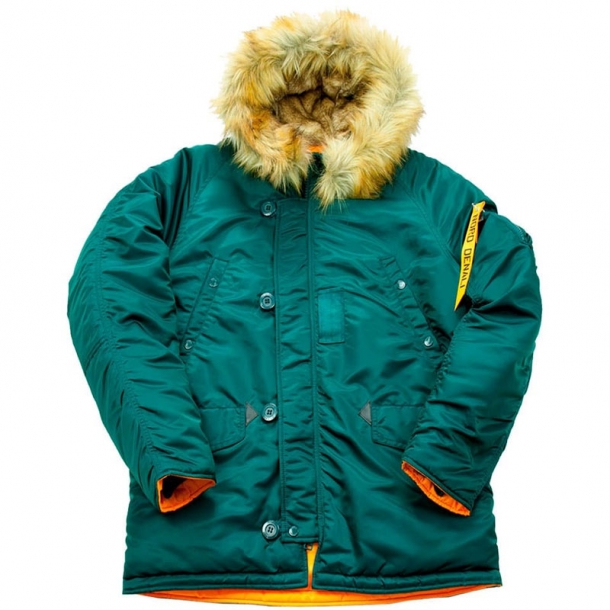 фото Куртка мужская nord denali husky short зеленая xs