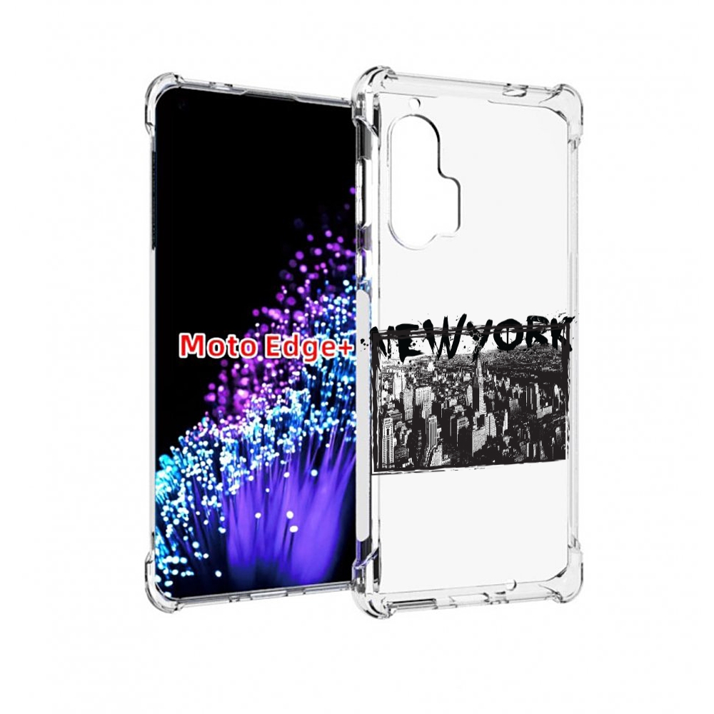 

Чехол MyPads че для Motorola Edge+ Plus, Прозрачный, Tocco