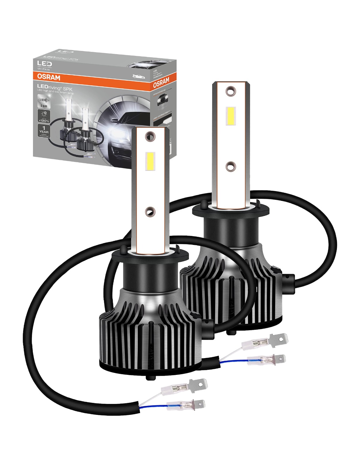 

Лампа светодиодная автомобильная Osram H1 25W (P14,5s) 12V 64150DWSPK, 64150DWSPK