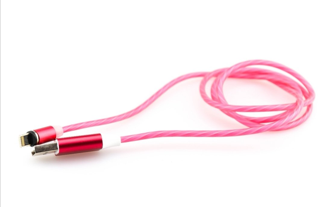 фото Кабель x-cabel магнитный светящийся lightning red
