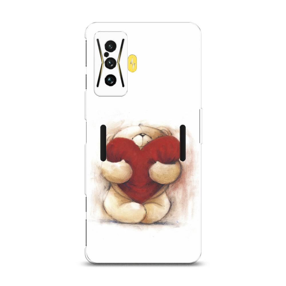 

Чехол Awog на Xiaomi Redmi K50 GE/F4 GT "Мишка с сердцем 1", Разноцветный, 314950-6