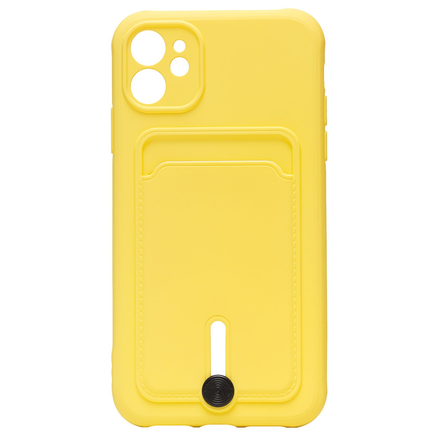 Чехол накладка SC304 BaseMarket для Apple iPhone 11 (желтый)