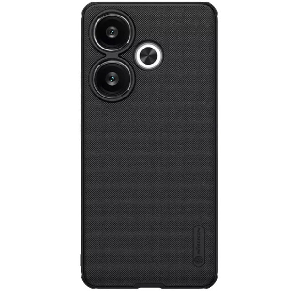 

Матовый чехол Nillkin Super Frosted Shield Pro для Xiaomi Redmi Turbo 3 / Poco F6, черный, Super Frosted Shield Pro