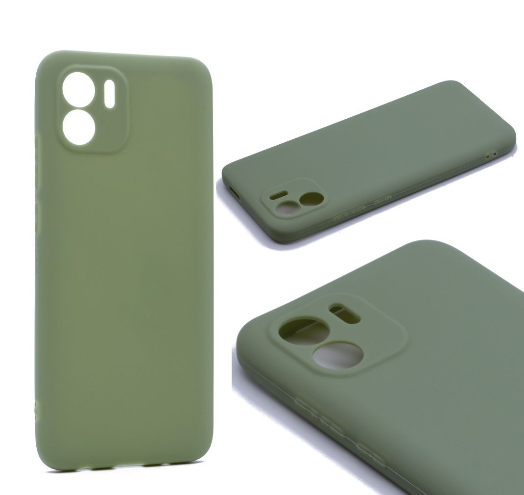 Силиконовый чехол TPU Case матовый для Xiaomi Redmi A1 светло-зеленый