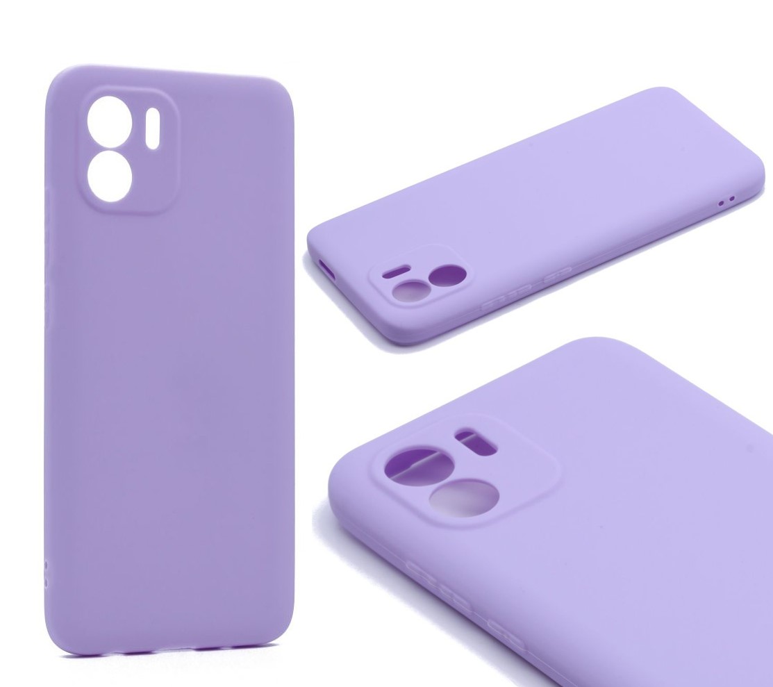 

Силиконовый чехол TPU Case матовый для Xiaomi Redmi A1 сиреневый, Фиолетовый