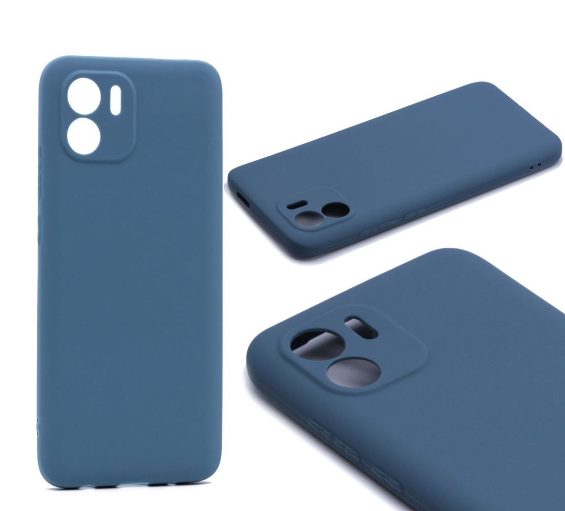 Силиконовый чехол TPU Case матовый для Xiaomi Redmi A1 темно-зеленый