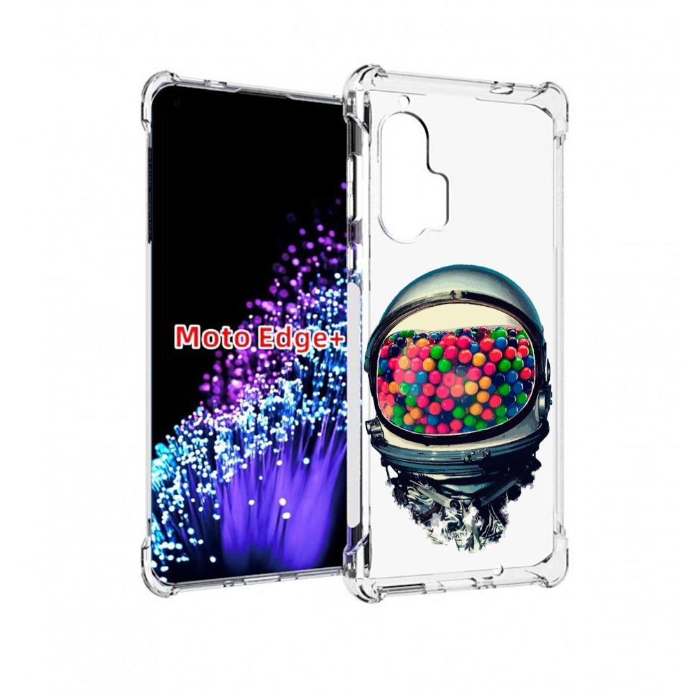 

Чехол MyPads шлем космонавта для Motorola Edge+ Plus, Прозрачный, Tocco