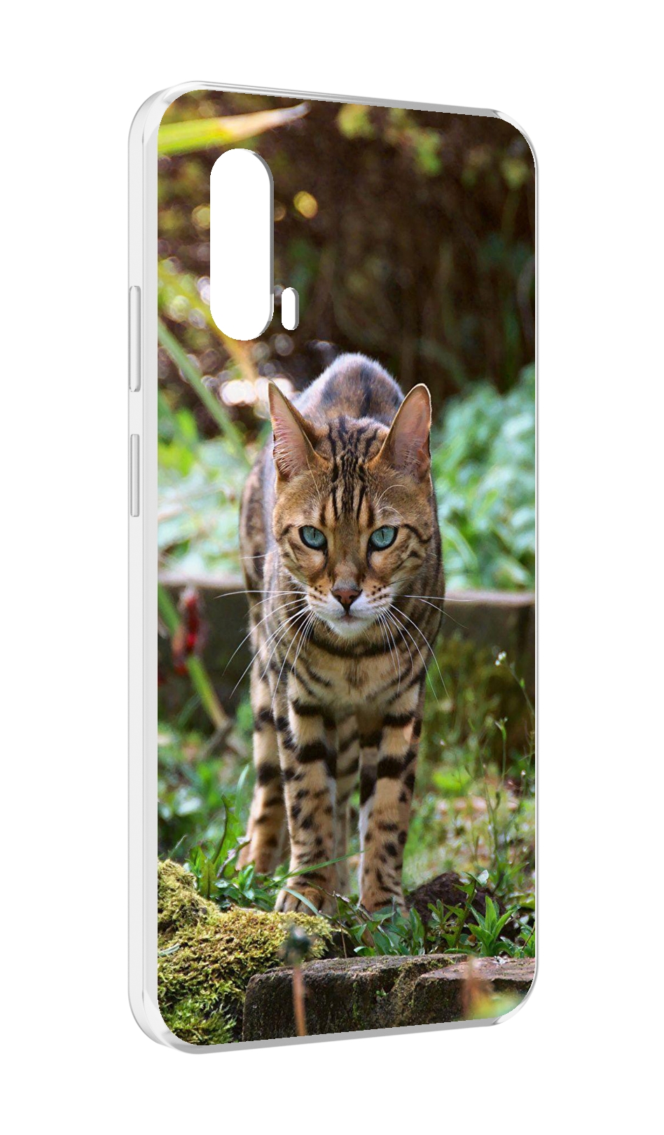 

Чехол MyPads порода кошка бенгальская для Blackview BV7100, Прозрачный, Tocco